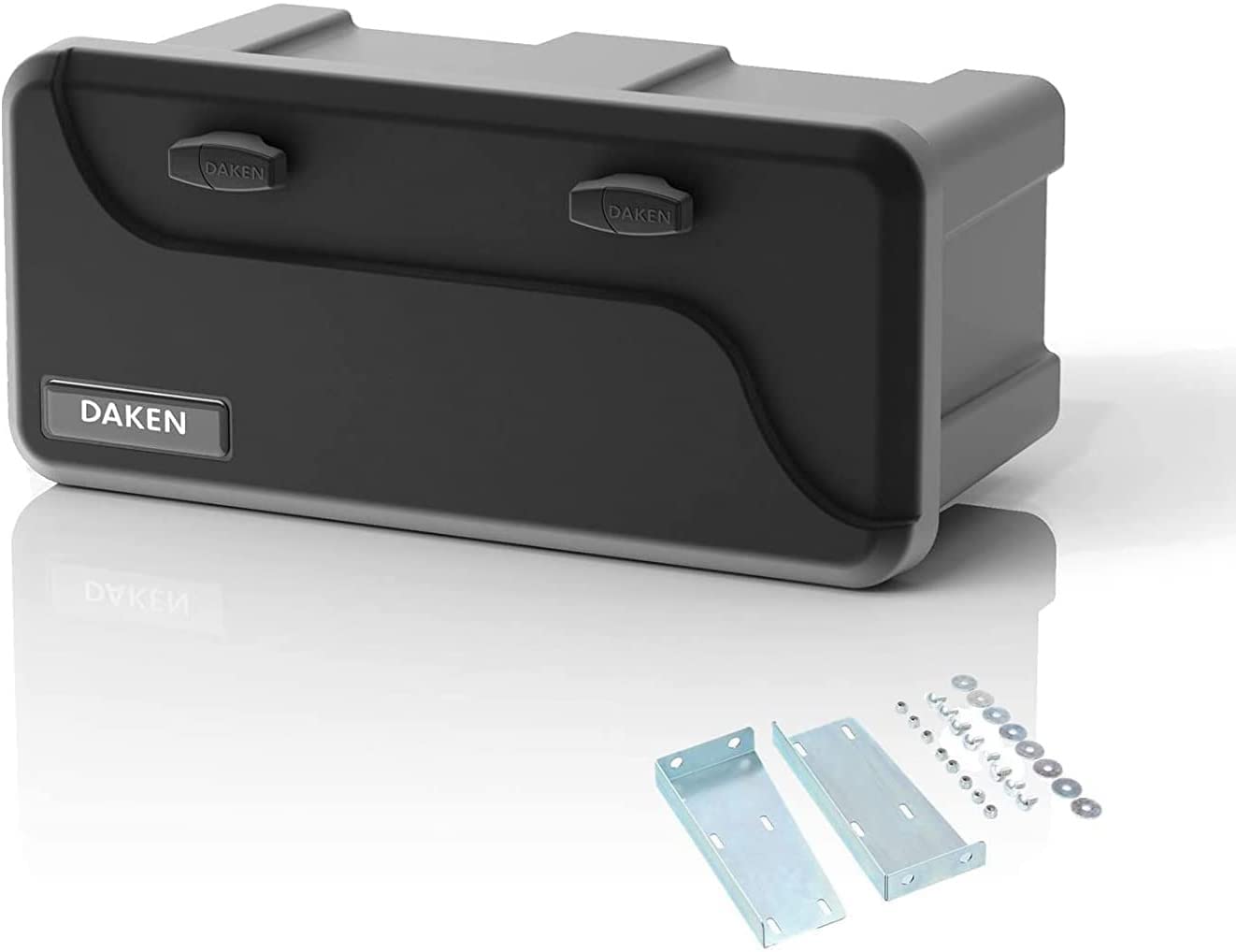 Blackit 2 Drawbar Box with Front Wall Holder 550 x 250 x 295 mm Trailer Box  Tool Box Storage Box Tool Box : Amazon.de: DIY & Tools