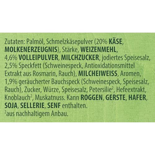 Knorr Pasta Sauce Carbonara leckere Nudelsauce mit Speck und Käse 250 ml