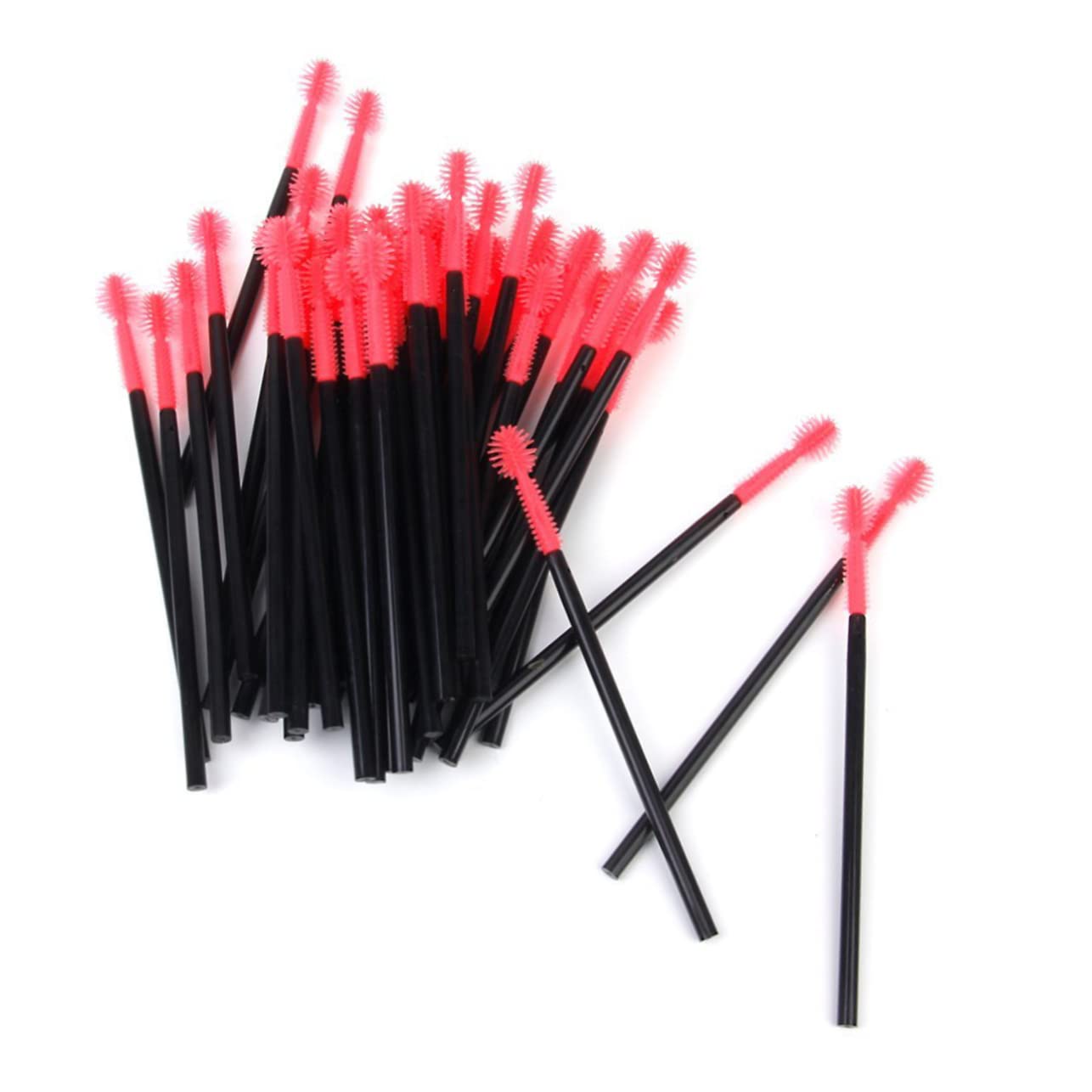 ARTSEWPLY Essential Makeup Tool Set 50pcs Disposable Mascara Wands Eyelash Brush Applicators for Separating Lashes