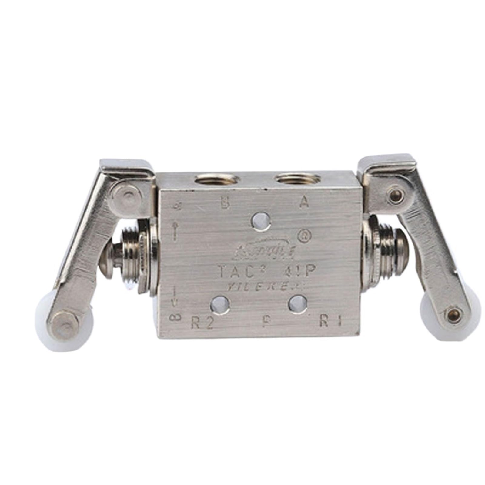 Xncdbvypa Tac2-41Pp With 34C Pneumatic Mechanical Valve Tac-3V 3P 3S 4V 4P Air Switch Button Tac2-31V 31P 41V 41P(Tac2-41Pp With 34C)