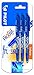 Pilot Spain Frixion Ball - Bolígrafo borrable, 3 unidades, color azul
