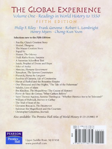 The Global Experience: Readings in World History, Volume 1 (to 1550) (5th Edition) - Image 2