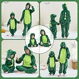 HAHASHOW Dziecięcy kombinezon Cosplay Jumpsuit, unisex, piżama dziecięca, zimowa, flanelowa, śpioszki na Halloween, dla chłopców i dziewczynek, w wieku 3-12 lat, Smok, 5-6 lat