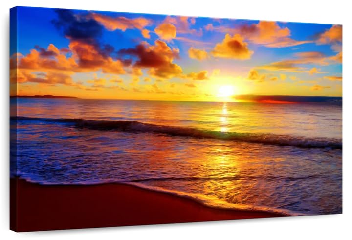 Amazon.com: ElephantStock Meditative Sunset Canvas - Dramatic