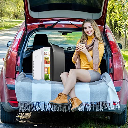 GOPLUS 15 liter mini-koelkast, stil, draagbare autokoelkast met verwarmingsfunctie, elektrische koeler en verwarmer, draagbare koelkast, met ECO-modus, 5 ~ 50 °C, voor auto, thuis, kantoor (zwart) - Image 8