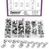 Photo Gallery swpeet 130 pezzi 7 misure 5/16 "3/8" 1/2" 9/16" 5/8" 3/4" 1" 2 fori u-tube 304 in acciaio inox tubo morsetto assortimento di due fori cinghia a u cavo u staffa tubo tubo clip di tensione Photo Gallery swpeet 130 pezzi 7 misure 5/16 "3/8" 1/2" 9/16" 5/8" 3/4" 1" 2 fori u-tube 304 in acciaio inox tubo morsetto assortimento di due fori cinghia a u cavo u staffa tubo tubo clip di tensione