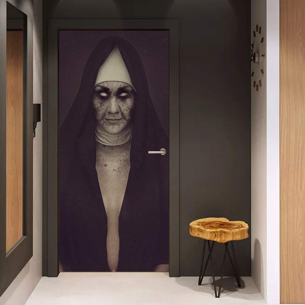 Amazon｜ハロウィーンのステッカー壁紙 死神ドアポスターハロウィーン