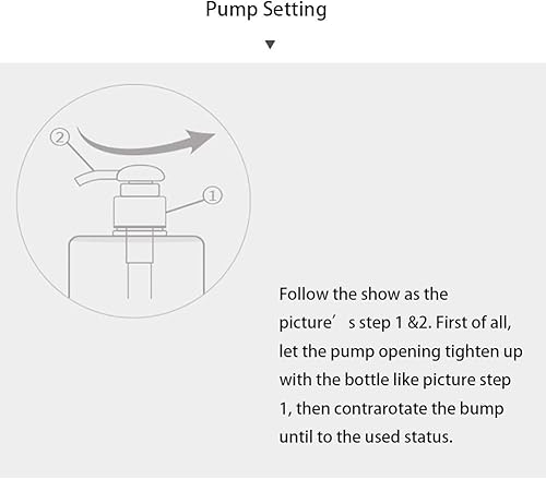 Miniatura 3 de Dispensador de jabón de plástico de 15.3 onzas líquidas, botellas vacías de bomba de loción para baño, cocina, champú, gel de ducha, desinfectante