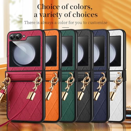 Protection Galaxy Z Flip 5 antichoc fine avec lanière de transport - 5