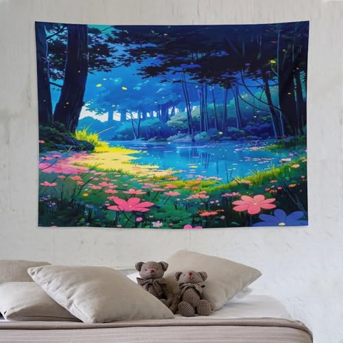 Decoration murale de maison 150x200cm en tissu avec impression 3D