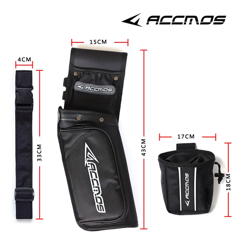 Faretra Per Frecce | Portabile E Regolabile | Grande Capacità | Per Tiro Con L'Arco E Caccia - Foto 7