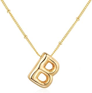 Initial Necklaces for Women Girls 14k Gold Plated Letter A-Z Necklace Necklace Alphabet Initial Jewelry Initial Necklace Initial Letter Initial Jewelry