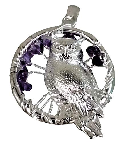 Pendentif chakra chouette de la sagesse un cadeau spirituel unique 11508