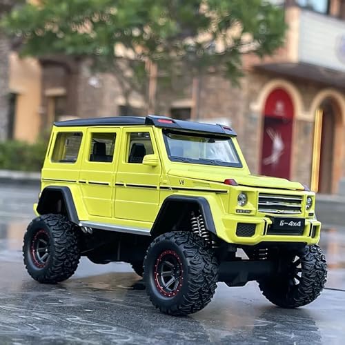 Image of DEUSON ECOM 1:24 Scale AMG G63 4X4 Toy Car for Kids Diecast Metal Cars Model Alloy Metal Car with Light Sound Pullback Openable Doors