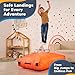 SaferBounce Crash Pad for Kids Sensory | Big 5Ft x 5Ft Or 3Ft x 4Ft | Autism Sensory Crash Mat for Jumping & Play | Crashpad | Soft Foam Landing Pad for Kids | Giant Pillow Mat | Climbing & Gymnastics