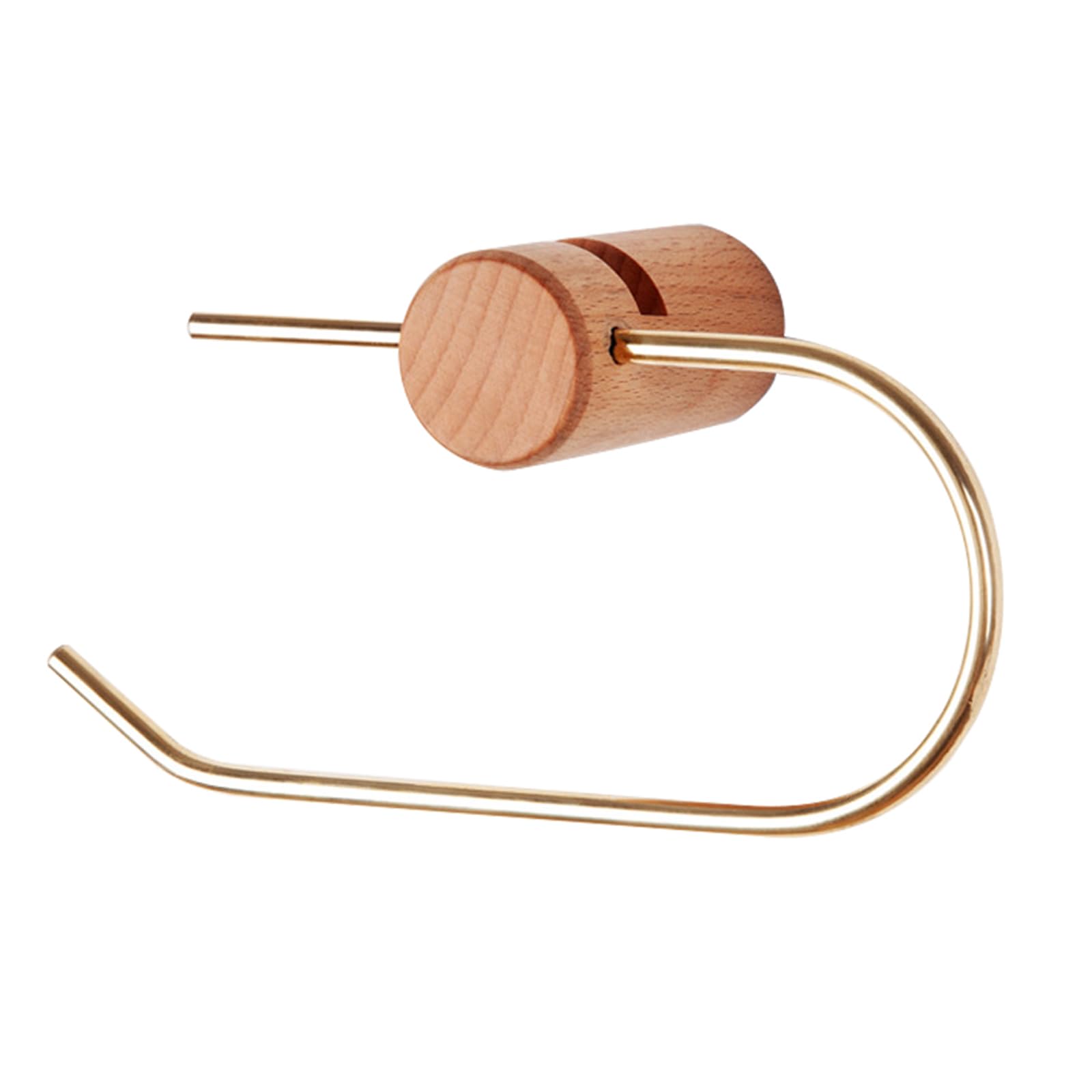 HOMSFOU 2piezas Portarrollos De Papel Higiénico De Natural Soporte Sin Taladros para Baño Organizador Elegante y Funcional para Hogar y Oficina