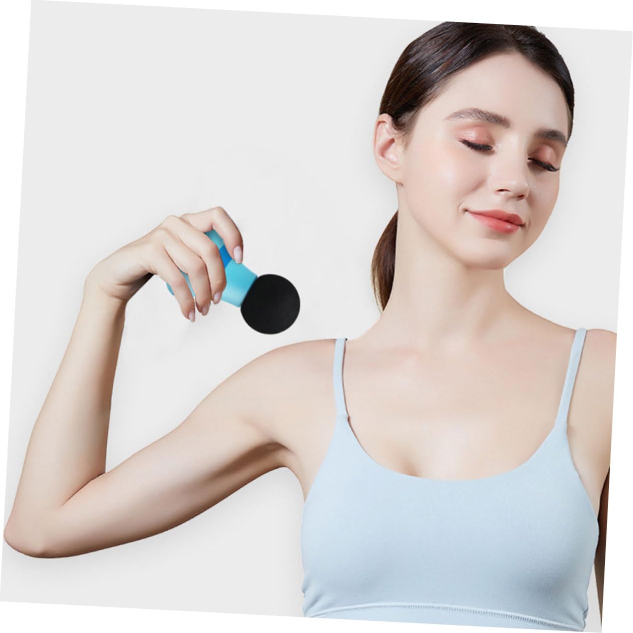 Anneome 2pezzi Massaggiatore Muscolare Portatile Dispositivo Muscolare Operazione Silenziosa Per Sportivi e Fitness