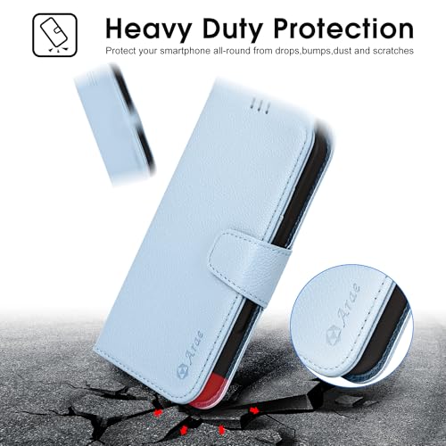Funda para iPhone 2024 Pro con bloqueo RFID y pulsera anticaída lichi 7