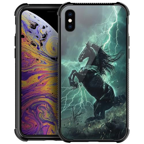 Coque iPhone XR antichoc et anti-rayures motif cheval