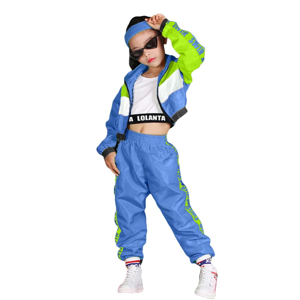 Costume Da Ballo Bambini Con Paillettes - Set Giacca E Pantaloni Hip Hop, Per Esibizioni - Foto 8