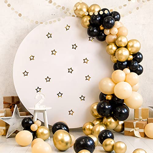 Joyypop Metallic Gold Balloons 100 Pcs Gold Party Latex Balloons 12 Inch Gold Latex Balloons For Graduation Wedding Birthday Anniversary New Years Party Decorations #TOP4