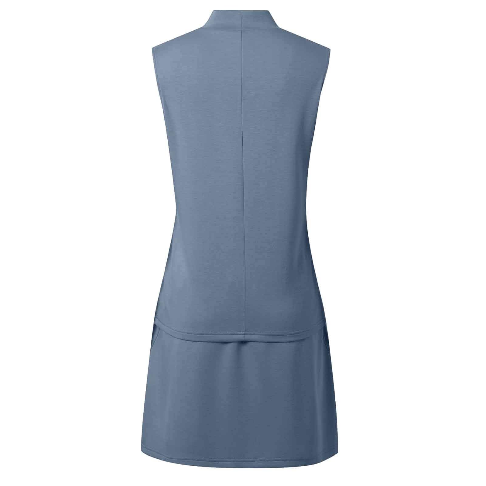 Generisch Set casual da donna con gilet e gonna e pantaloni con colletto a mezza altezza