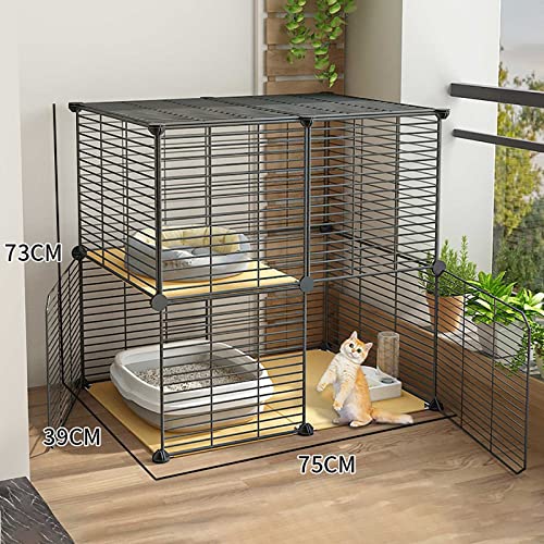 Grand parc pour chat intérieur cage modulable 1 2 3 niveaux - 3