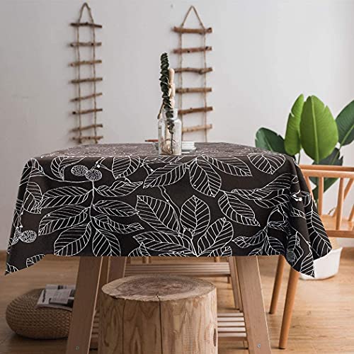 Nappe Oxford noire de qualité supérieure en coton lin durable - 2
