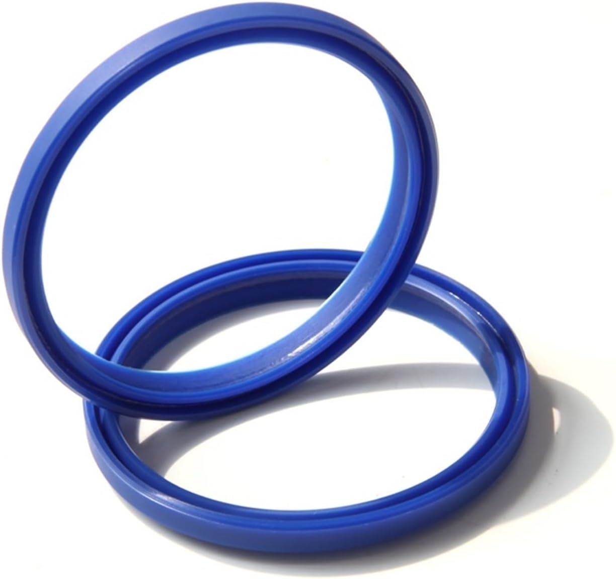 Oil seals, UN Radial Shaft Seal， 5pcs DHS Type Polyurethane Hydraulic Cylinder Oil Shaft Seal Gasket Ring Blue ID 31.5-67mm(55x63x5/6.5)