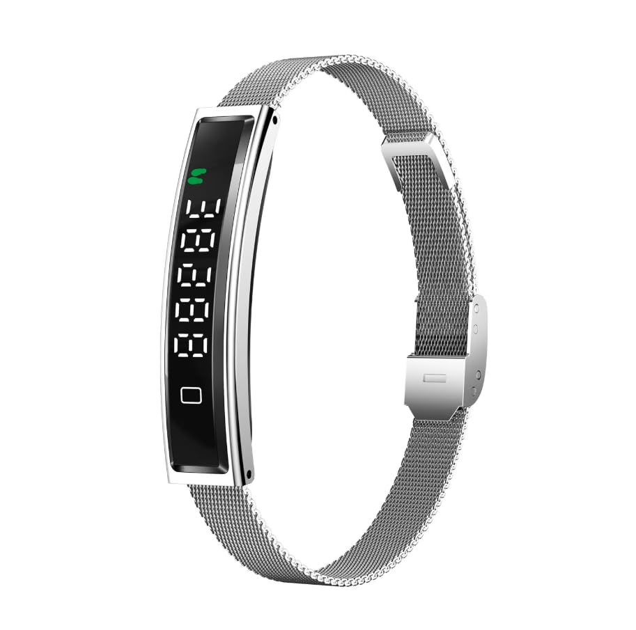 Schlafüberwachungsarmband mit Vibrationsalarm, Schlafüberwachung und Aktivitätstracker mit Herzfrequenzmesser, wasserdichtes Sportarmband für Schlafüberwachung und Training