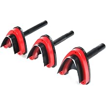 OWDEN Professional 3 Pieces Leather Belt end Cutter Punch Set, V  Type Shaped,Belt Strap Punch Tool Set,3 Sizes Leather Tool. V Type