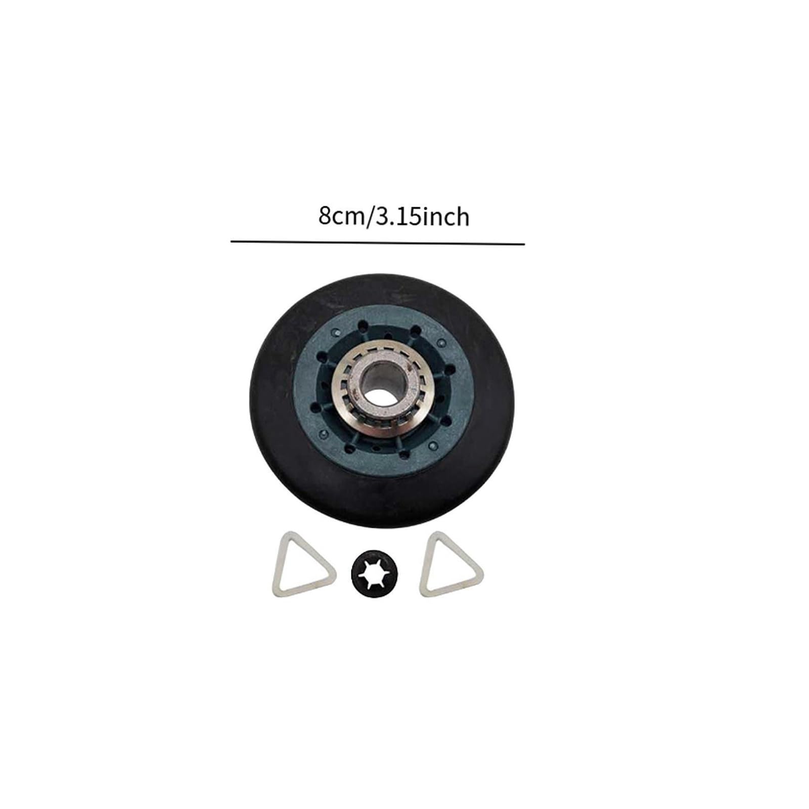 Rodillos De Soporte De Tambor Secador, Ruedas for Secadora, Lavadora, Reemplazo Con 3 Anillos, Piezas W10314173 Wpw10314173 AP6019303, 4 Uds.