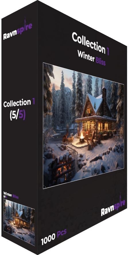 Miniatura 2 de Rompecabezas de 1000 piezas para adultosadolescentes de 27.5 x 19.7 pulgadas (colección 1 felicidad de invierno)