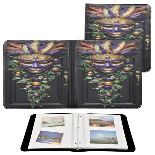 Álbum de fotos adhesivo DIY con anillas, tamaño 8x10, 40 páginas miniatura 2