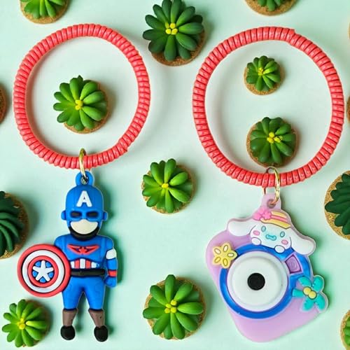 Image of Kids Rakhi Band Combo for Beloved Ones | Special Character Rakhi| Free Tilak Set | Unique Character | PoPo Toys | Assorted Color (Any 2 Character)
