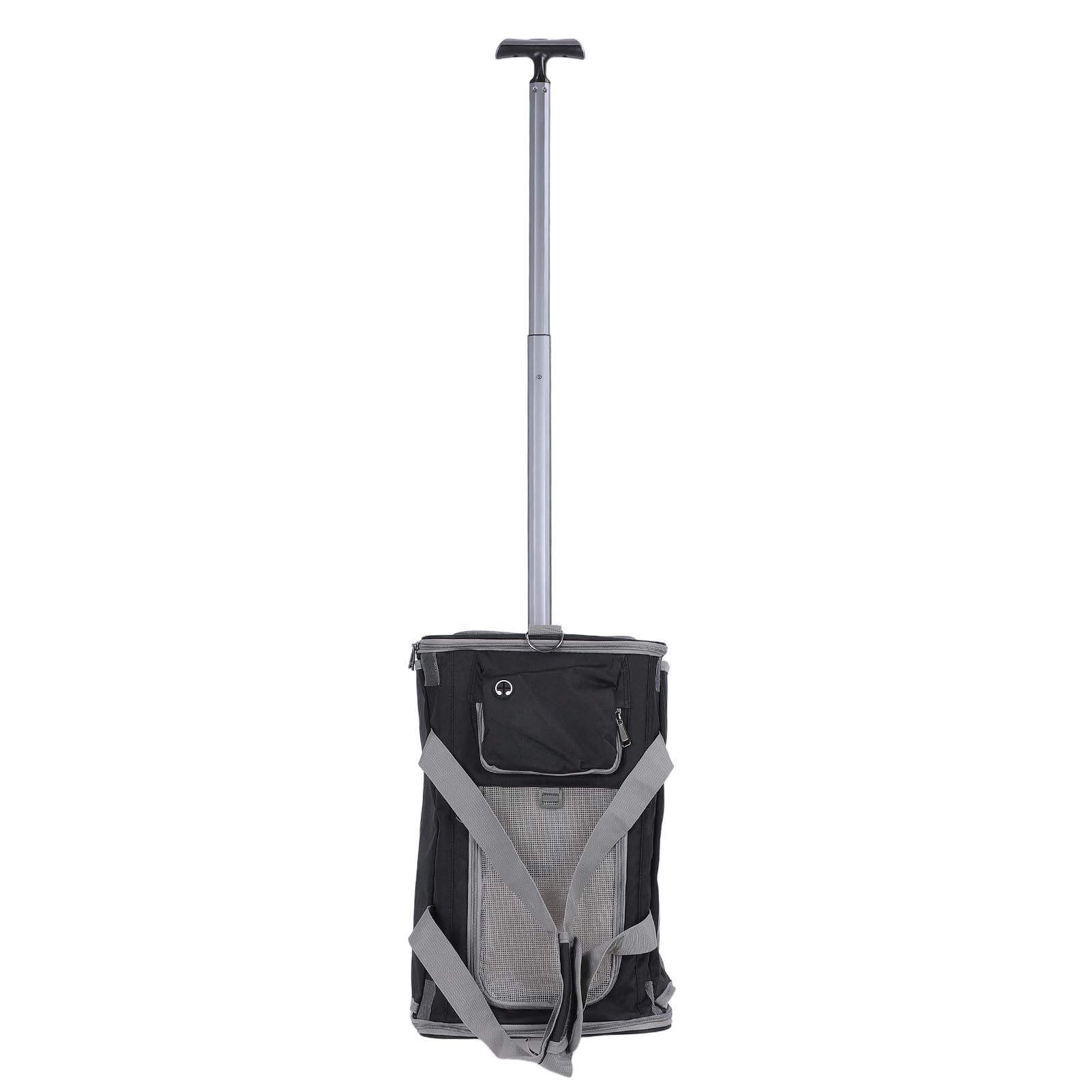 Transportín para Mascotas con Ruedas, Aprobado por Aerolíneas y TSA, Bolsa de Viaje Suave Plegable para Gatos/Perros, Mochila con Ruedas para Mascotas, Adecuada para Perros