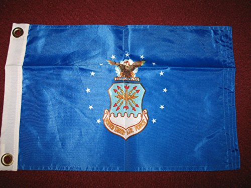 12X18 Us Air Force Emblem Flag Double Sided Nylon Outdoor Boat Flag