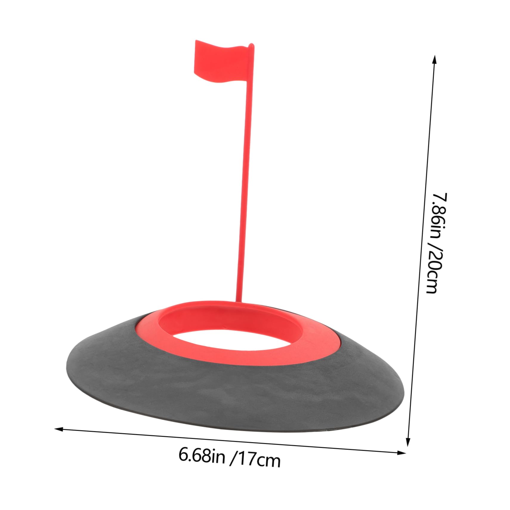 OHPHCALL Indoor Golf Practice Set Hole Cup TPU Material Perfect for Home or Party Training