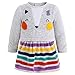 Tuc Tuc TUNDOSADO Rayas Wonderful Life Vestido, Gris (Gris 00), One Size (Tamaño del Fabricante:0M) para Niñas