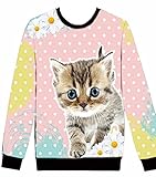 kinderkostüm katze 128 Kinder Sweatshirt das sehr weich und bequem ist und die Haut Ihrer Kind schützt.