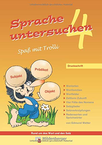 Sprache untersuchen-Spaß mit Trolli 4: Druckschrift