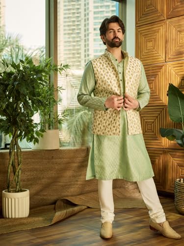 Image of SOJANYA (Since 1958, Men's Silk Fancy Border Dhoti