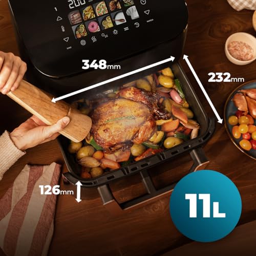 Friteuse À Air Cecotec Cecofry&Grill Smokin 11000 – 3 En 1, 2800 W, Fonction Fumoir - vue 6