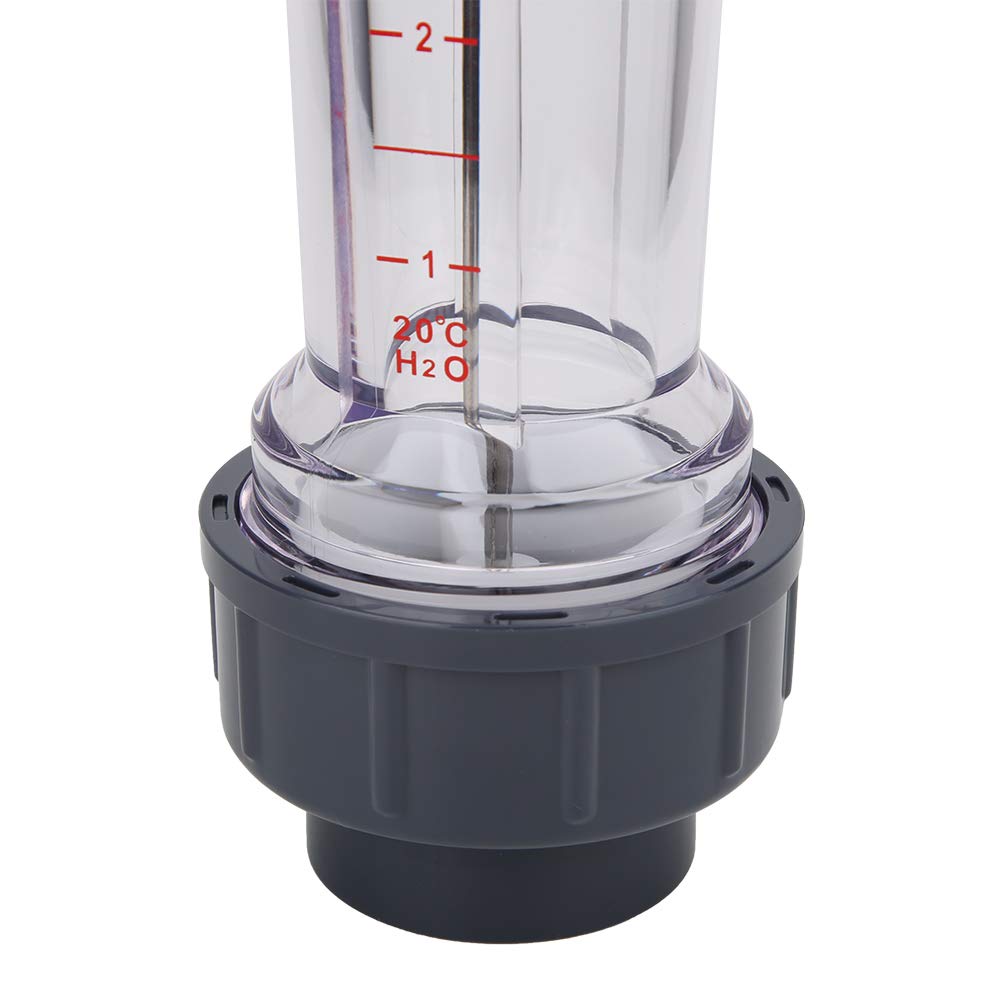 LZS-40 (D) Misuratore di portata per liquidi, gamma 1-10 m³/H Strumento per misuratore di portata a flusso d'acqua a tubo in plastica ad alta precisione