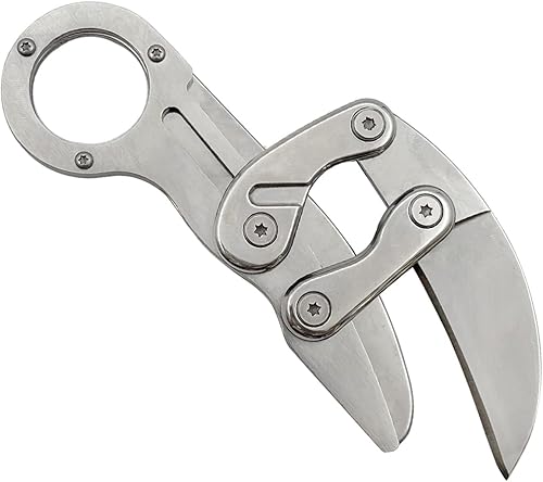 Miniatura 2 de Mini camping al aire libre mango inoxidable supervivencia cuchillo multifunción al aire libre táctico rescate herramientas plegable caza (nuevo