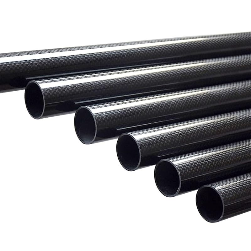 4 szt. Rura z włókna węglowego 100 mm, lekkie słupki wzmocnione 1% włóknem szklanym(30x28mm)