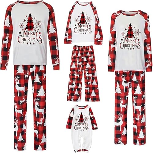 NNGOTD Christmas Matching Pajamas for Family Christmas Pjs Hooded Sleepwear Loungewear for Adult Matching Jammies for Families Thanksgiving Couple Outfits Santa Claus Costume Adult (A1-Red,M)