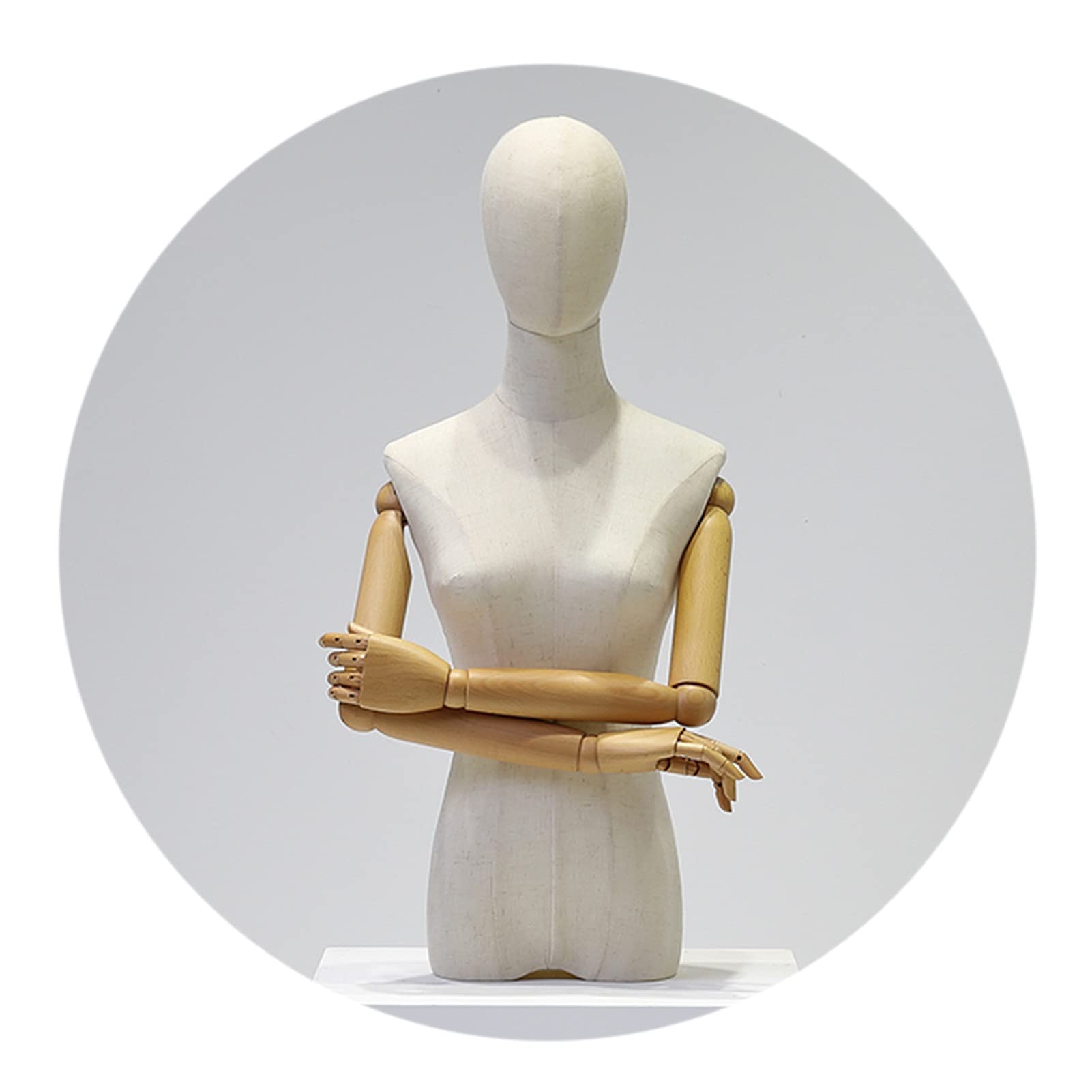 Amazon.co.jp: 女性マネキントルソーボディ、ドレスフォームダミー