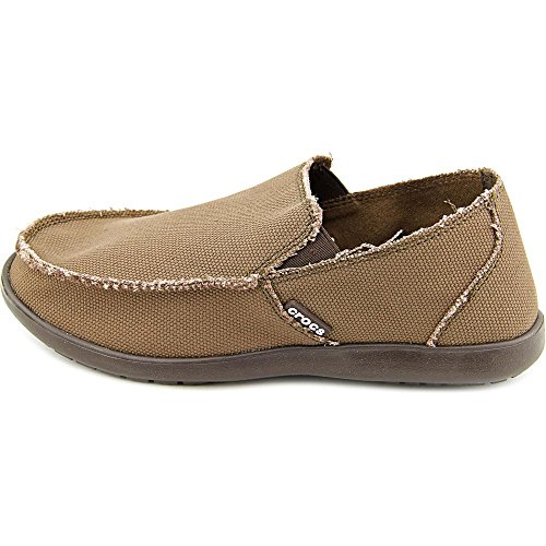 Crocs Men's Santa Cruz Loafer | Comfortable Men's Loafers | Slip On Shoes, Espresso/Espres, 12 US Men - Thumbnail 2
