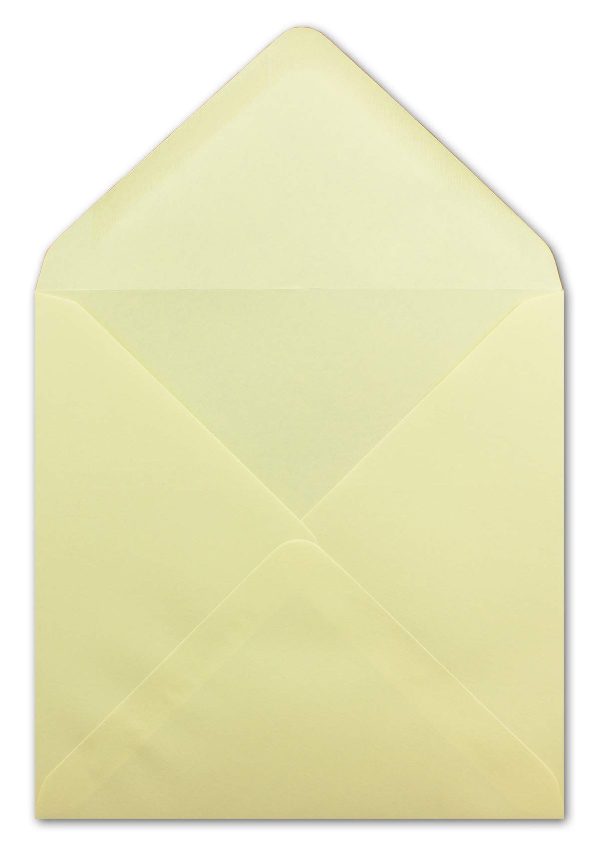 Glüxx-Agent - Sobres cuadrados (15,5 x 15,5 cm, 100 g/m², con solapa, 15,5 x 15,5 cm), color amarillo claro